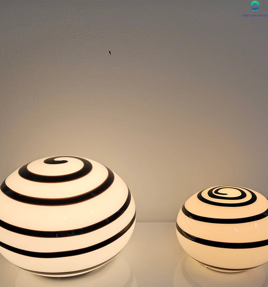 Moretto Swirl Zebra Lights (Set of 2)