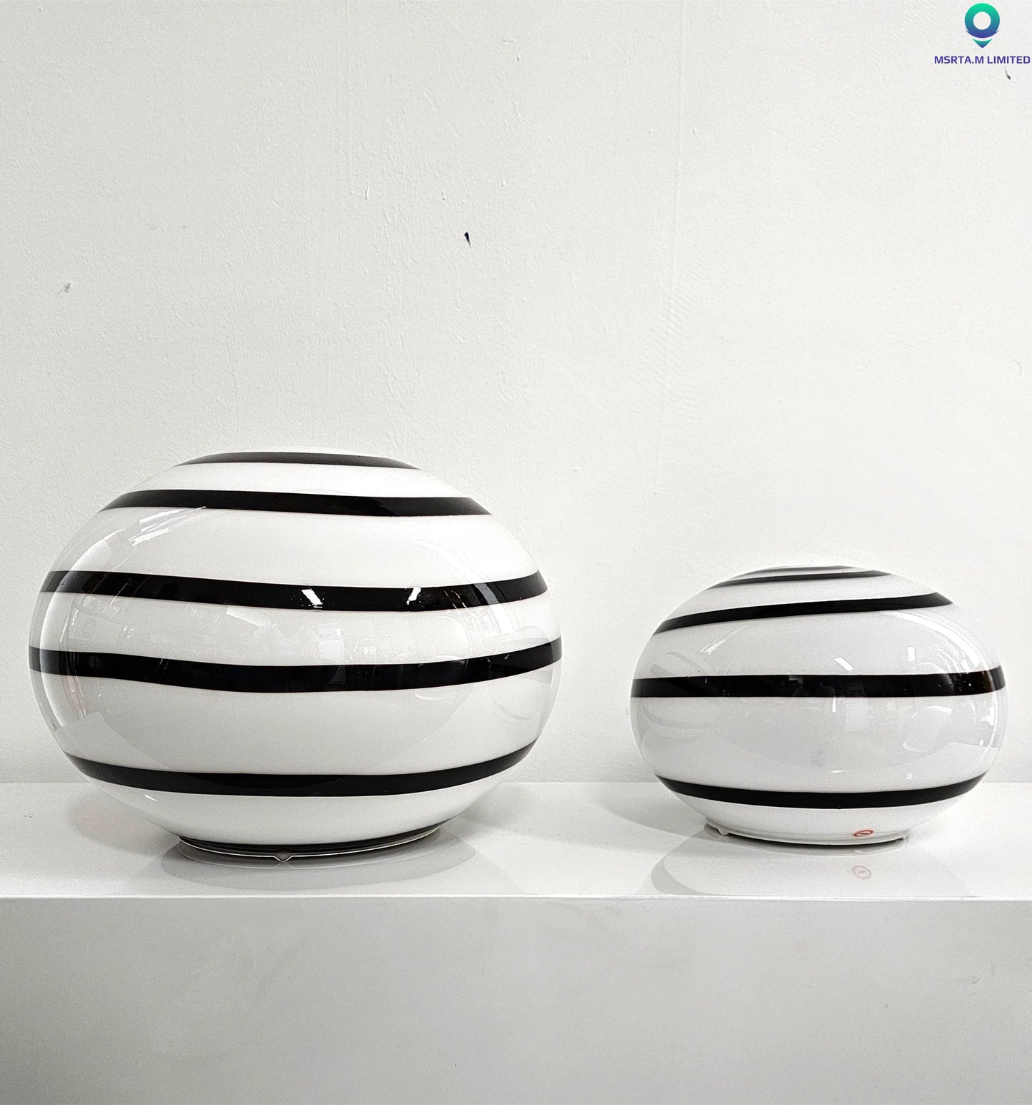Moretto Swirl Zebra Lights (Set of 2)