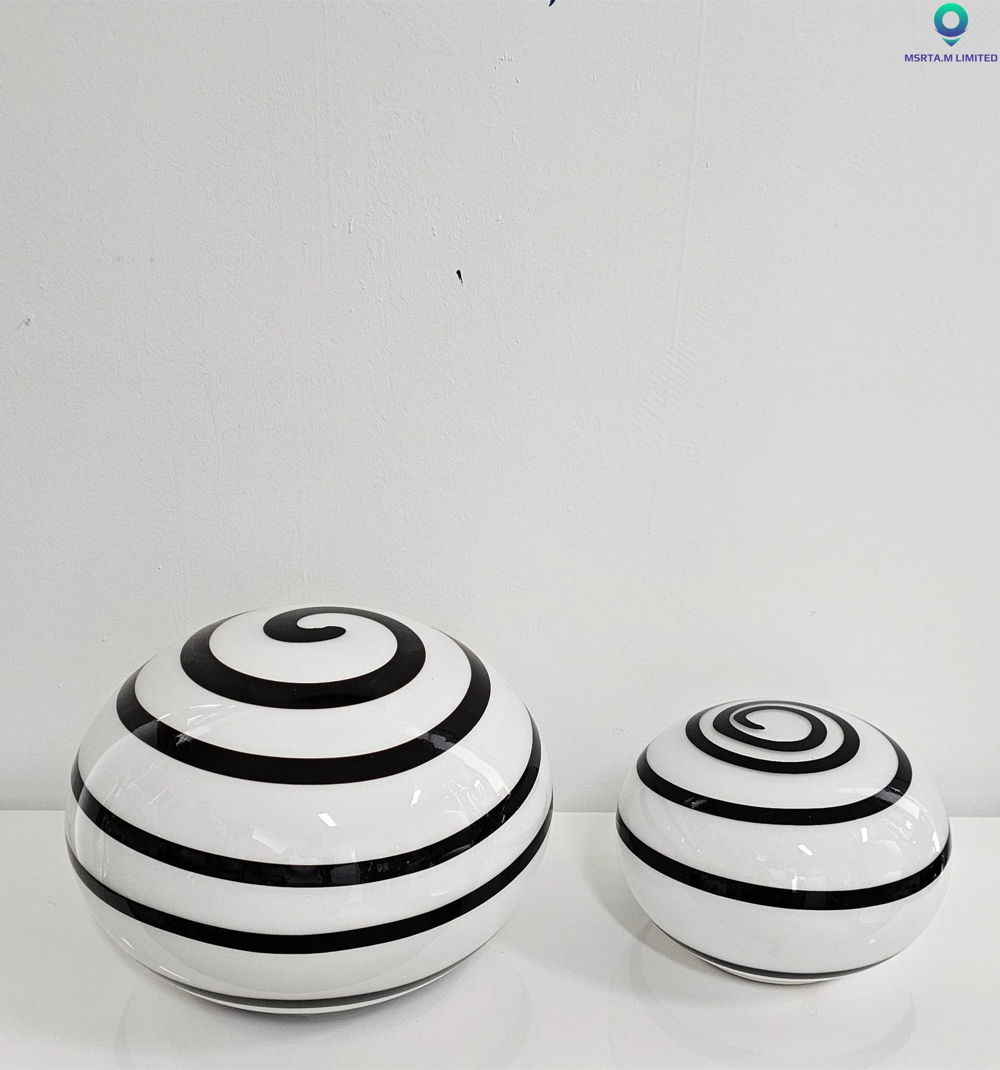 Moretto Swirl Zebra Lights (Set of 2)
